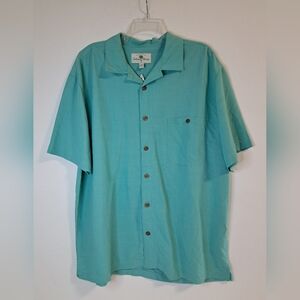 NWT Island Shores Men's Hawaiian Shirt Size XL
